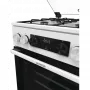 Gorenje GK5C41WJ kombinált tűzhely, 50 cm, 62 l, led kijelző, üveg dísztető, pizza funkció, aquaclean tisztítás, fehér