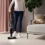Electrolux ES62CP25DB akkumulátoros kézi porszívó, farmerkék, led világítás a szívófejen, résszívó kefe, portalanító ecset, 25,2 v li-ion