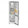Liebherr CNsdd 5753 alulfagyasztós kombinált hűtőszekrény, ezüst, 201,5cm, nofrost, duocooling, érintővezérlés, easytwist-ice, easyfresh, freshair szűrő, led