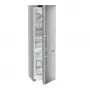 Liebherr CNsdd 5753 alulfagyasztós kombinált hűtőszekrény, ezüst, 201,5cm, nofrost, duocooling, érintővezérlés, easytwist-ice, easyfresh, freshair szűrő, led