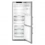 Liebherr CBNes 5775 alulfagyasztós kombinált hűtőszekrény, nemesacél, 70 cm széles, 201 cm, nofrost, biofresh, duocooling, érintővezérlés, powercooling