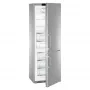Liebherr CBNes 5775 alulfagyasztós kombinált hűtőszekrény, nemesacél, 70 cm széles, 201 cm, nofrost, biofresh, duocooling, érintővezérlés, powercooling