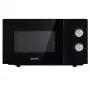 Gorenje mikrohullámú sütő MO17E1BH, fekete, 5 teljesítményfokozat, 17 liter