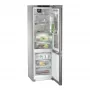 Liebherr CBNstd 579i alulfagyasztós kombinált hűtőszekrény, nemesacél, 201 cm, nofrost, biofresh, infinityspring, duocooling, színes tft-kijelző, powercooling