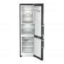 Liebherr CBNbsd 576i alulfagyasztós kombinált hűtőszekrény, fekete metál, 201 cm, nofrost, biofresh, duocooling, színes tft-kijelző, powercooling, icemaker