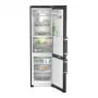 Liebherr CBNbsd 576i alulfagyasztós kombinált hűtőszekrény, fekete metál, 201 cm, nofrost, biofresh, duocooling, színes tft-kijelző, powercooling, icemaker