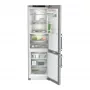 Liebherr CBNsdc 5753 alulfagyasztós kombinált hűtőszekrény, ezüst, 201,5 cm, nofrost, biofresh, duocooling, színes tft-kijelző, powercooling