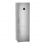 Liebherr CBNsdc 5753 alulfagyasztós kombinált hűtőszekrény, ezüst, 201,5 cm, nofrost, biofresh, duocooling, színes tft-kijelző, powercooling
