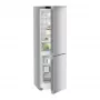 Liebherr CBNsfc 522i alulfagyasztós kombinált hűtőszekrény, ezüst, 185,5 cm, nofrost, biofresh, duocooling, érintővezérlés, powercooling, easytwist-ice