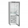 Liebherr CBNsfc 522i alulfagyasztós kombinált hűtőszekrény, ezüst, 185,5 cm, nofrost, biofresh, duocooling, érintővezérlés, powercooling, easytwist-ice