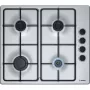 Bosch PBP6B5B80H beépíthető gázfőzőlap, 60 cm, nemesacél, oldalgombos vezérlés, szikragyújtás, zománcozott edénytartó rács