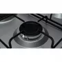 Bosch PBP6B5B80H beépíthető gázfőzőlap, 60 cm, nemesacél, oldalgombos vezérlés, szikragyújtás, zománcozott edénytartó rács