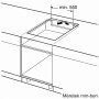 PIF675FC1E Beépítési méretrajz