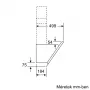 DWK87CM60 Beépítési méretrajz