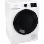 Gorenje DNE8B kondenzációs szárítógép, fehér, 8 kg, b, lcd kijelző, érintővezérlés, gyűrődésmentesítés opció, nedvesség érzékelő