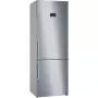 Bosch KGN497ICT alulfagyasztós kombinált hűtőszekrény, nemesacél, 203 cm, 70 cm széles, 311/129 l, nofrost, vitafresh, gyorsfagyasztás, gyorshűtés