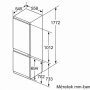 KI7863FF0 Beépítési méretrajz