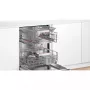 Bosch SMI6ZDS49E beépíthető mosogatógép, 60 cm, kezelőpaneles, 13 teríték, perfectdry, homeconnect, 8 program, evőeszköztartó polc, 42db(a)
