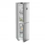 Liebherr CNsfd 573i alulfagyasztós kombinált hűtőszekrény, ezüst, 201,5cm, nofrost, duocooling, érintővezérlés, easytwist-ice, easyfresh, freshair szűrő, led