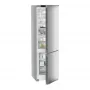Liebherr CNsfd 5723 alulfagyasztós kombinált hűtőszekrény, ezüst, 201,5cm, nofrost, duocooling, érintővezérlés, easytwist-ice, easyfresh, freshair szűrő, led