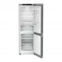 Liebherr CNsfd 5233 alulfagyasztós kombinált hűtőszekrény, ezüst, 185,5cm, nofrost, duocooling, színes tft kijelző, easyfresh, freshair, led