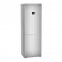 Liebherr CNsfd 5233 alulfagyasztós kombinált hűtőszekrény, ezüst, 185,5cm, nofrost, duocooling, színes tft kijelző, easyfresh, freshair, led