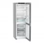 Liebherr CNsfd 5233 alulfagyasztós kombinált hűtőszekrény, ezüst, 185,5cm, nofrost, duocooling, színes tft kijelző, easyfresh, freshair, led