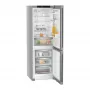 Liebherr CNsfd 5233 alulfagyasztós kombinált hűtőszekrény, ezüst, 185,5cm, nofrost, duocooling, színes tft kijelző, easyfresh, freshair, led