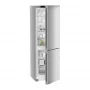 Liebherr CNsfd 5223 alulfagyasztós kombinált hűtőszekrény, ezüst, 185,5cm, nofrost, duocooling, érintővezérlés, easytwist-ice, easyfresh, freshair szűrő, led