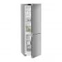 Liebherr CNsdc 5223 alulfagyasztós kombinált hűtőszekrény, ezüst, 185,5cm, nofrost, duocooling, érintővezérlés, easytwist-ice, easyfresh, freshair szűrő, led