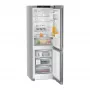 Liebherr CNsdc 5223 alulfagyasztós kombinált hűtőszekrény, ezüst, 185,5cm, nofrost, duocooling, érintővezérlés, easytwist-ice, easyfresh, freshair szűrő, led