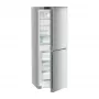 Liebherr CNsfd 5023 alulfagyasztós kombinált hűtőszekrény, ezüst, 165,5cm, nofrost, duocooling, érintővezérlés, easyfresh, freshair szűrő, led