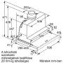 D46ML54X1 Beépítési méretrajz