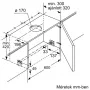 D46ML54X1 Beépítési méretrajz