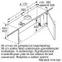 D49ML54X1 Beépítési méretrajz