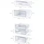 Neff KI7862FE0 beépíthető kombinált hűtőszekrény, 177,2 cm, 184/76 l, nofrost, elektronikus vezérlés, led, freshsafe 1, gyorsfagyasztás
