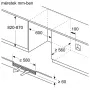 KU9213HG0 Beépítési méretrajz