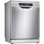 Bosch SMS8YCI03E mosogatógép, ezüst-inox, 14 teríték, 43 db(a), perfectdry, homeconnect, 8 program, intelligens pr., vario polc