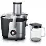 Bosch MES4010 gyümölcscentrifuga, ezüst-fekete kivitel, 3 sebességfokozat, 1.5 literes gyümölcslé tartály, kerámiakés, 1200 w