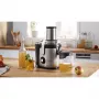Bosch MES4010 gyümölcscentrifuga, ezüst-fekete kivitel, 3 sebességfokozat, 1.5 literes gyümölcslé tartály, kerámiakés, 1200 w
