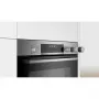 Bosch HRG5580S0 beépíthető sütő, nemesacél, gőzfunkciós, 10 sütőfunkció, ecoclean, autopilot30, teleszkópos sütősín, 71 l