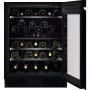 AEG AWUD040B8B beépíthető borhűtő, 82 cm, 40 palack, 3 db fa polc, érintővezérlés, pult alá építhető, 38 db(a)