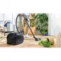 Bosch BGB38BA3T porzsákos porszívó, fekete, turbókefe, hepa szűrő, powerprotect system, résszívó, kárpitszívófej