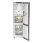 Liebherr CBNsdc 5733 alulfagyasztós kombinált hűtőszekrény, ezüst, 201,5cm, nofrost, biofresh, duocooling, érintővezérlés, freshair szűrő, led