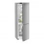 Liebherr CBNsdc 5223 alulfagyasztós kombinált hűtőszekrény, ezüst, 185,5 cm, nofrost, biofresh, duocooling, érintővezérlés, easytwist-ice, freshair szűrő, led