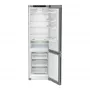 Liebherr KGNsdc 57Z03 alulfagyasztós kombinált hűtőszekrény, ezüst, 201,5 cm, nofrost, duocooling, érintővezérlés, powercooling, easyfresh, freshair szűrő, led