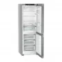 Liebherr KGNsdc 52Z03 alulfagyasztós kombinált hűtőszekrény, ezüst, 185.5 cm, nofrost, duocooling, érintővezérlés, powercooling, easyfresh, freshair szűrő, led