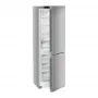 Liebherr KGNsdc 52Z03 alulfagyasztós kombinált hűtőszekrény, ezüst, 185.5 cm, nofrost, duocooling, érintővezérlés, powercooling, easyfresh, freshair szűrő, led