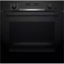 Bosch HRA5380B0 beépíthető sütő, fekete, gőzfunkciós, 10 sütőfunkció, ecoclean hátfal, autopilot30, teleszkópos sütősín, 71 l