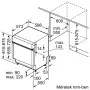 SMI6ZCS49E Beépítési méretrajz
